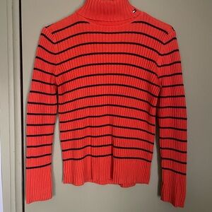 Y2K 2001 Tommy Hilfiger Ribbed Turtleneck Sz Med